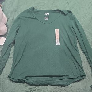 SO Women's Teal Long Sleeve Tee